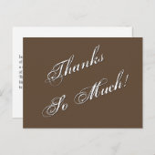 洗練さ感謝していれた「非常に!」 ポストカード (正面/裏面)