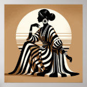 洗練のシルエット ポスター (正面)