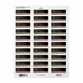 洗練エレガントされたグラマラス、猫住所 シール (フルシート)