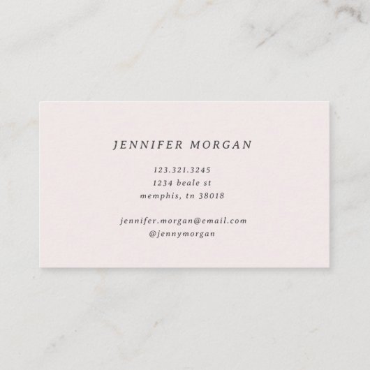 洗練エレガントされたゴールデンリーフ名刺 名刺 (裏面)