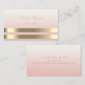 洗練エレガントされたシックモダン 名刺 (正面/裏面)