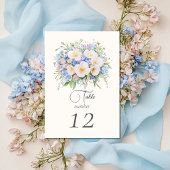 洗練エレガントされたフローラ結婚の テーブルナンバー