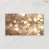 洗練エレガントされたモダン《写真》ぼけ味 名刺 (正面)