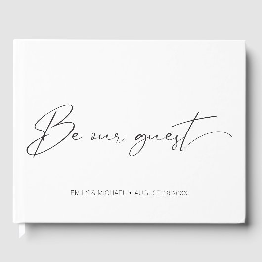 洗練エレガントされた書結婚道 ゲストブック (正面)