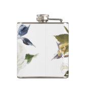 洗練エレガントされた植物フローラモノグラムFl フラスク (裏面)