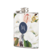 洗練エレガントされた植物性フローラモノグラム フラスク (左)