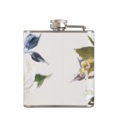 洗練エレガントされた植物性フローラモノグラム フラスク (裏面)