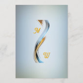 洗練エレガントされた高級ボタニカル結婚ズ メニュー (裏面)