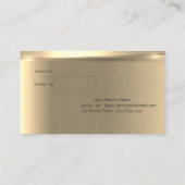 洗練エレガントされた高級紹介カード 紹介カード (裏面)