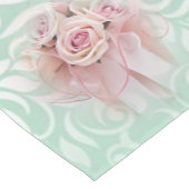 洗練エレガントさモダンれたスタイリッシュ,バラ ショートテーブルランナー (コーナー)