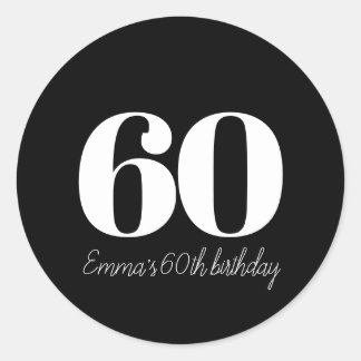 洗練パーソナライズされたされた誕生日 ラウンドシール