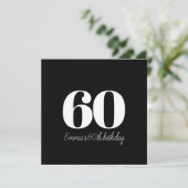 洗練パーソナライズされたされた誕生日 招待状 (スタンド正面)