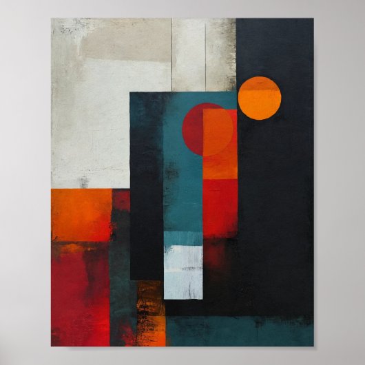 洗練数々のされた抽象芸術 ポスター (正面)