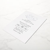 洗練縁どモノグ結婚ラム 箔招待状 (回転した状態)