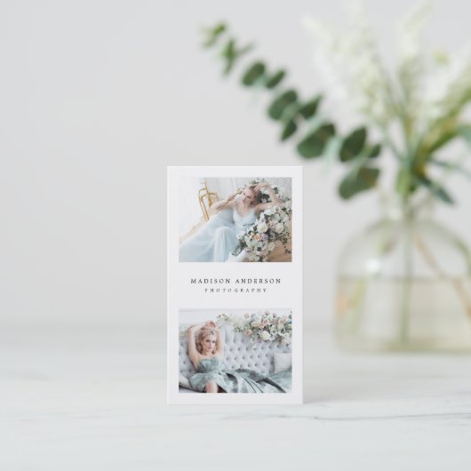 洗練 |写真の名刺 名刺 (スタンド正面)