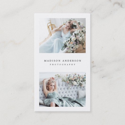 洗練 |写真の名刺 名刺 (正面)