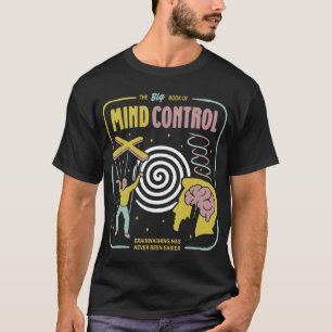 洗脳するマインドコントロールの大きいbiikにneveがあります tシャツ