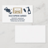 洗車とディテリング | カークリーナー 名刺 (正面/裏面)