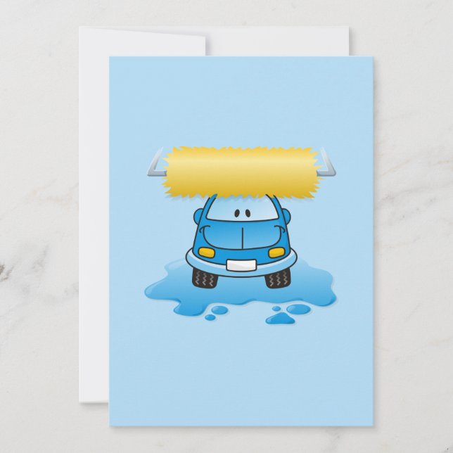 洗車の漫画 (正面)