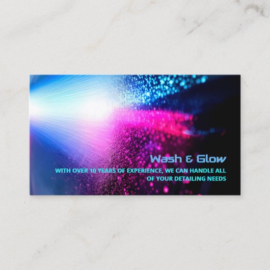 洗車の詳細 名刺 (正面)