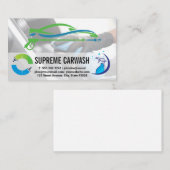 洗車オートロゴ | 清掃具 名刺 (正面/裏面)