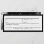 洗車クリーン車のギフト証明書利用券 (正面/裏面)