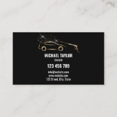 洗車サービス圧力洗浄オートディテリング 名刺 (裏面)