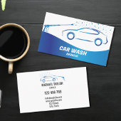 洗車サービス圧力洗浄オートディテリング 名刺