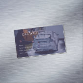 洗車サービス編集可能名刺 マグネット名刺 (インサイチュ)