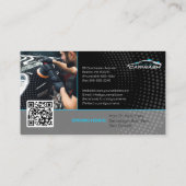 洗車サービス | プロフェッショナル 名刺 (裏面)