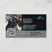 洗車サービス | プロフェッショナル 名刺 (裏面)