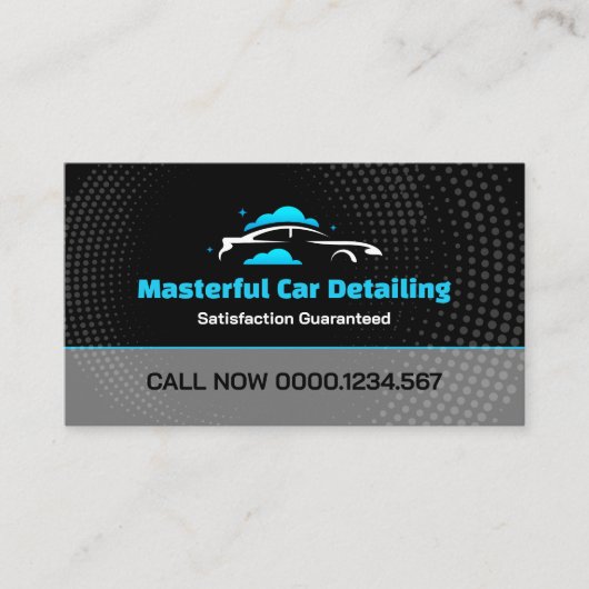 洗車サービス | プロフェッショナル 名刺 (正面)