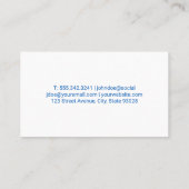 洗車スポーツカーロゴ 名刺 (裏面)