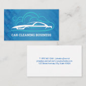 洗車スポーツカーロゴ 名刺 (正面/裏面)