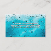 洗車バブル | 水ビーズ 名刺 (裏面)