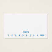 洗車ロゴ |パンチカード (裏面)