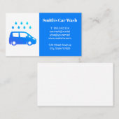 洗車ロゴ 名刺 (正面/裏面)