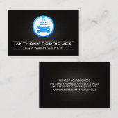 洗車ロゴ |水スプレー 名刺 (正面/裏面)