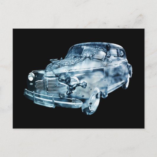 洗車二重被ばく ポストカード (正面)