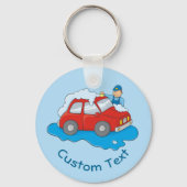 洗車人キーチェーン キーホルダー (正面)