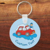 洗車人キーチェーン キーホルダー (正面)