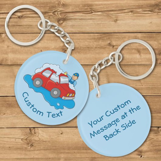 洗車人キーチェーン キーホルダー