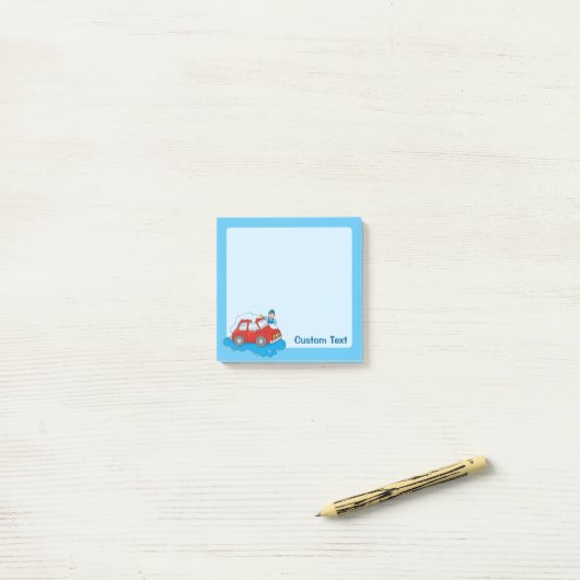 洗車人 ポストイット (デスク上)