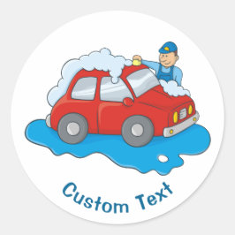 洗車人 ラウンドシール