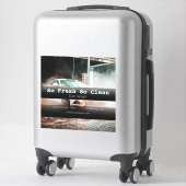 洗車会社の自動車広告事業 シール (スーツケース)