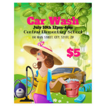 洗車促進チラシ