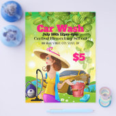 洗車促進チラシ チラシ (シングル)