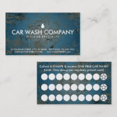 洗車切手カード ロイヤリティカード (正面/裏面)