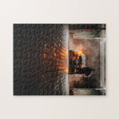 洗車場でのマスタング ジグソーパズル (横)