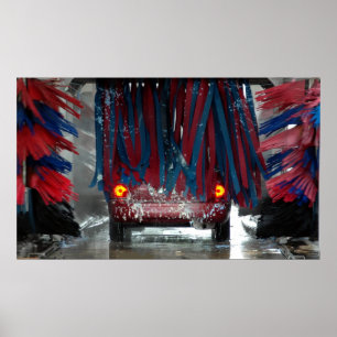 洗車場に行く ポスター